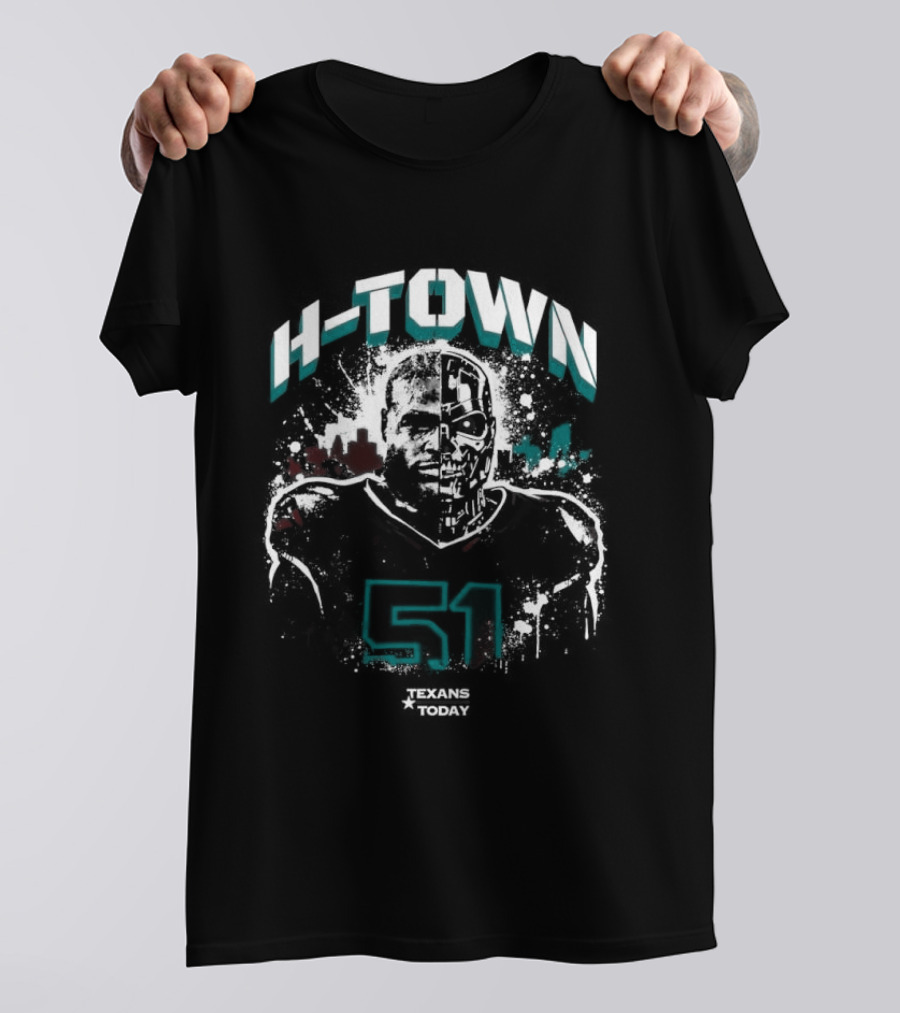 H Town 51 Will Anderson Jr. Robo Killer Texas T-Shirt