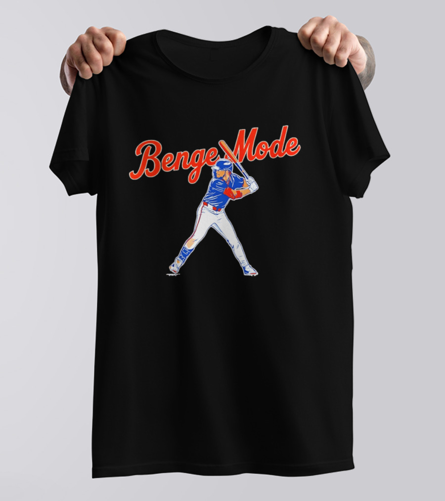 Benge Mode Carson New York Mets Baseball T-Shirt