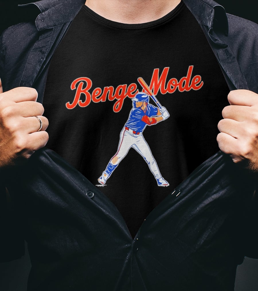 Benge Mode Carson New York Mets Baseball T-Shirt