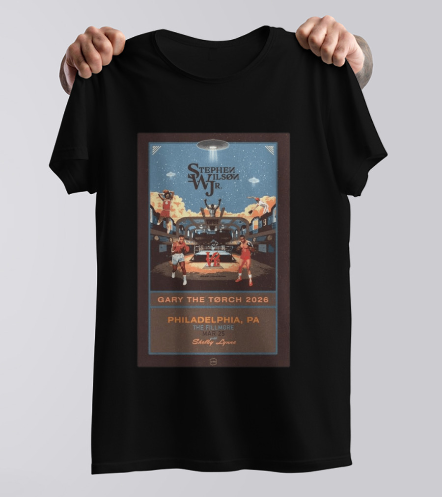 Stephen Wilson JR. Gary The Torch 2026 Philadelphia PA The Fillmore Mar 25 Shelby Lynne T-Shirt