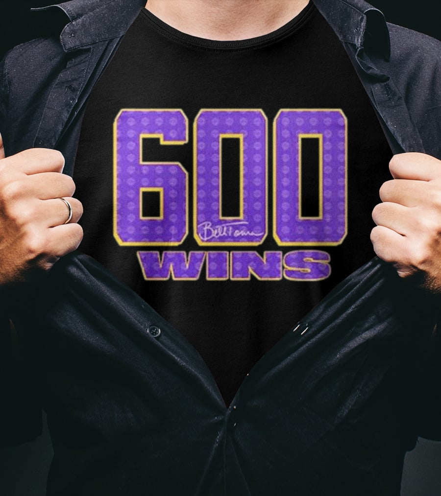 LSU Tigers Bill Torina 600 Wins Celebration 2026 T-Shirt