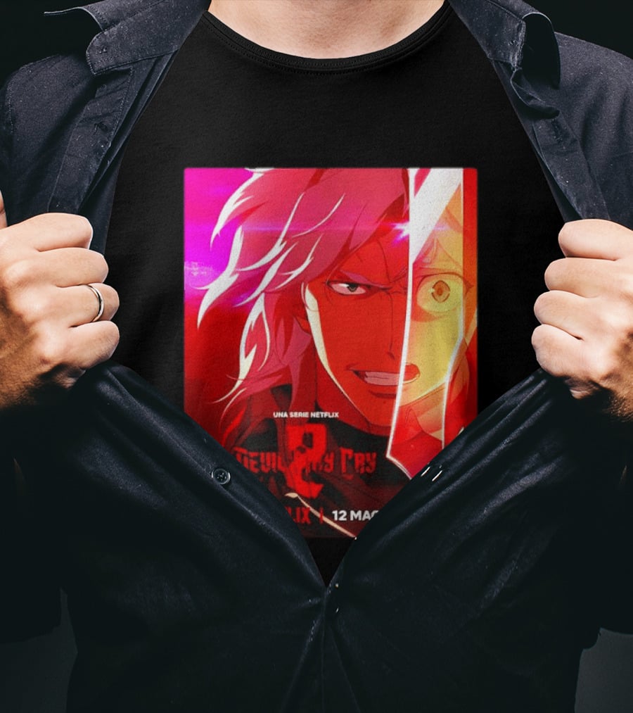Devil May Cry Serie Netflix Solo Su Netflix 12 Maggio T-Shirt