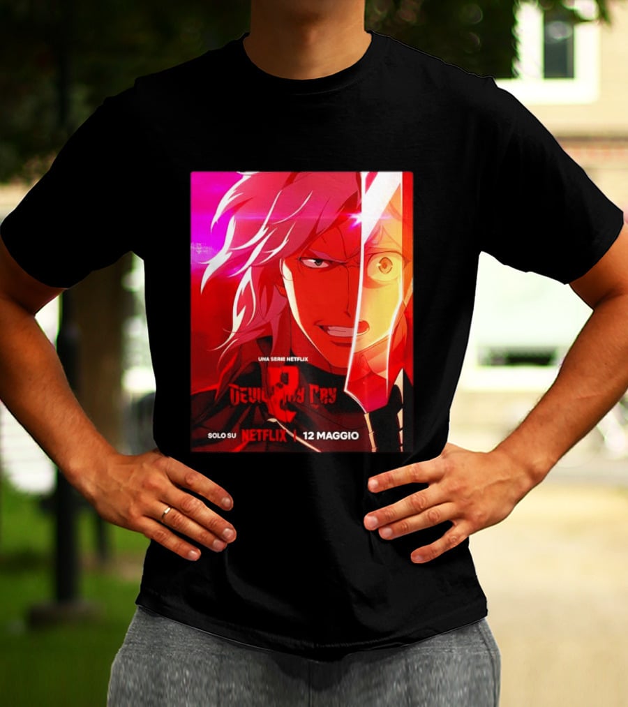 Devil May Cry Serie Netflix Solo Su Netflix 12 Maggio T-Shirt