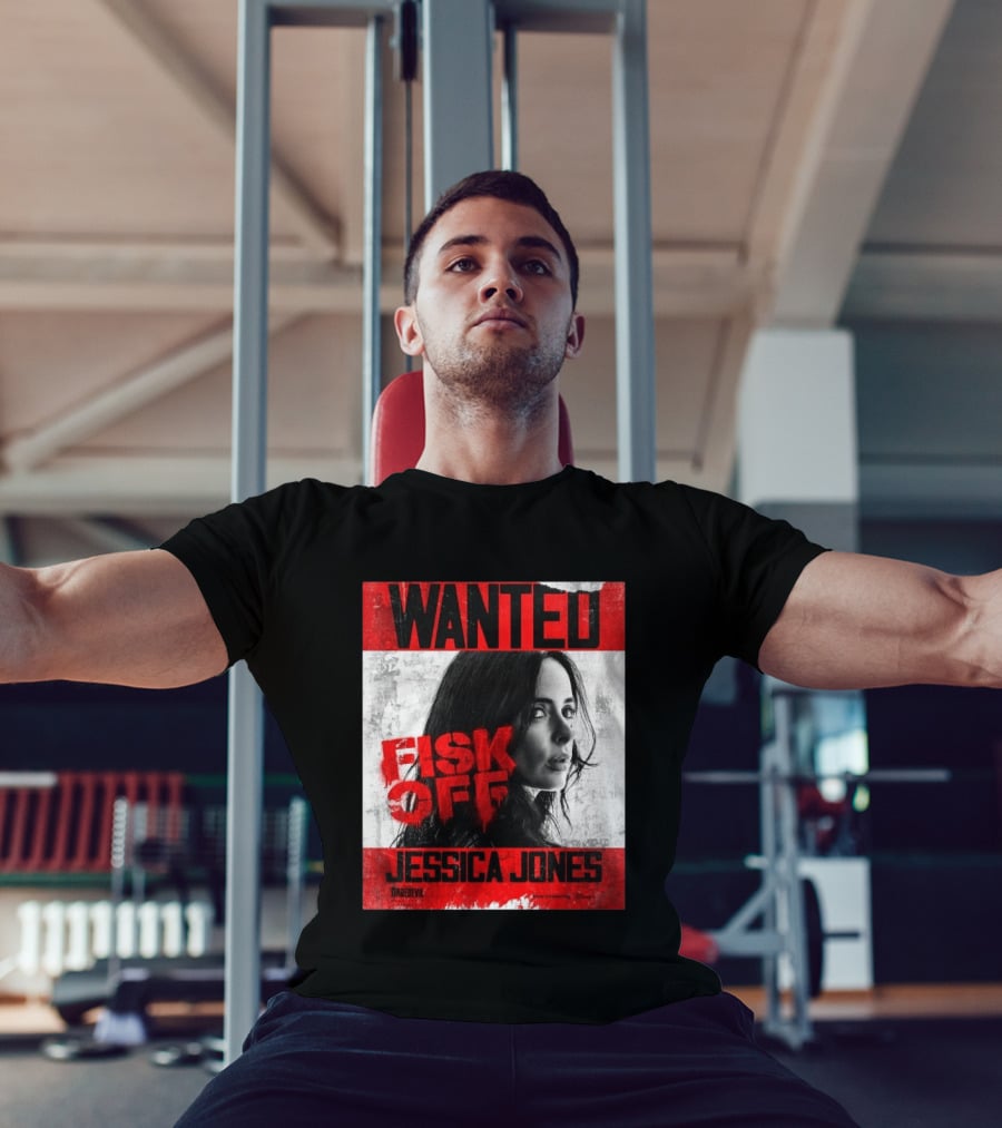 Wanted Jessica Jones Fisk Off Daredevil Born Again Season 2 T-Shirt