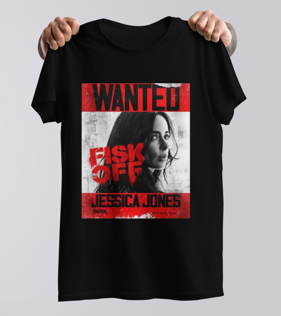 Wanted Jessica Jones Fisk Off Daredevil Born Again Season 2 T-Shirt