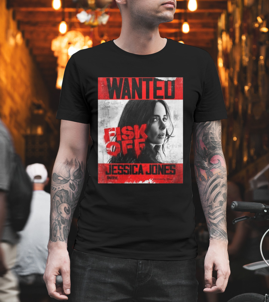 Wanted Jessica Jones Fisk Off Daredevil Born Again Season 2 T-Shirt