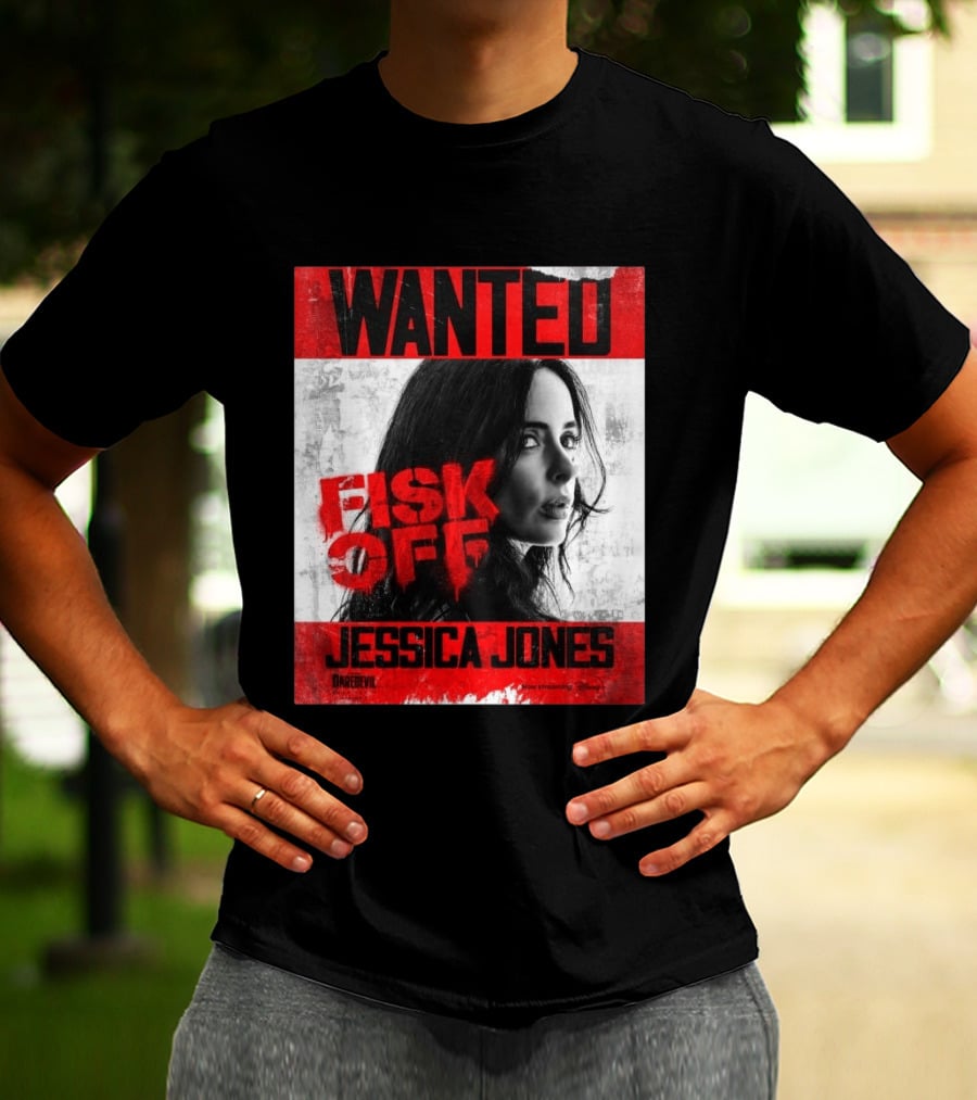 Wanted Jessica Jones Fisk Off Daredevil Born Again Season 2 T-Shirt