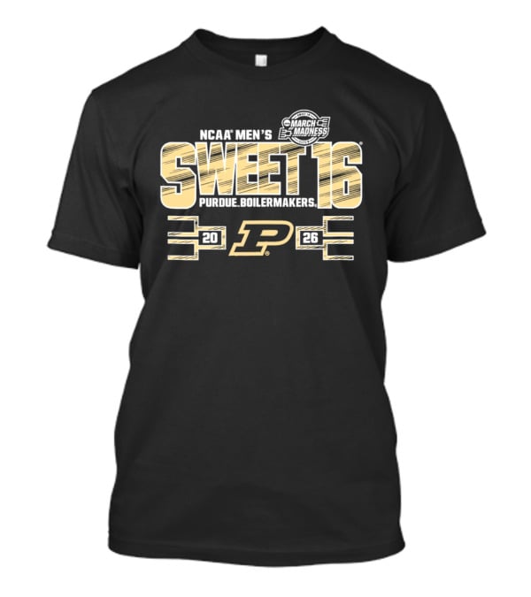 NCAA Men's Sweet 16 2026 Purdue Boilermakers March Madness T-Shirt