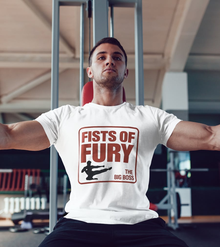 Fists Of Fury The Big Boss Martial Arts Kick T-Shirt
