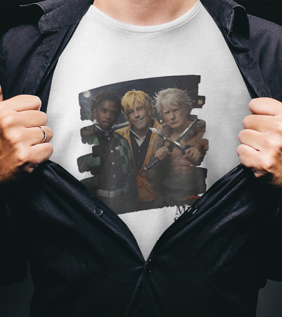 Minor Slayer Epstein Island Arc Characters Cosplay T-Shirt