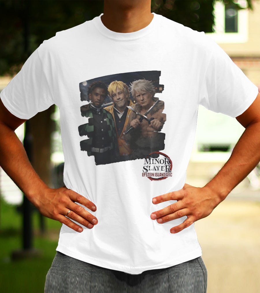 Minor Slayer Epstein Island Arc Characters Cosplay T-Shirt