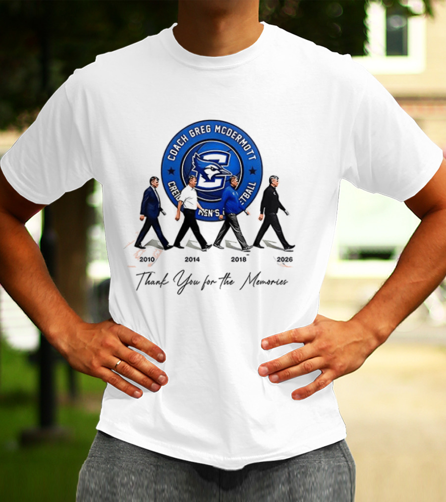 Coach Greg McDermott Thank You For The Memories 2010 2016 2020 T-Shirt