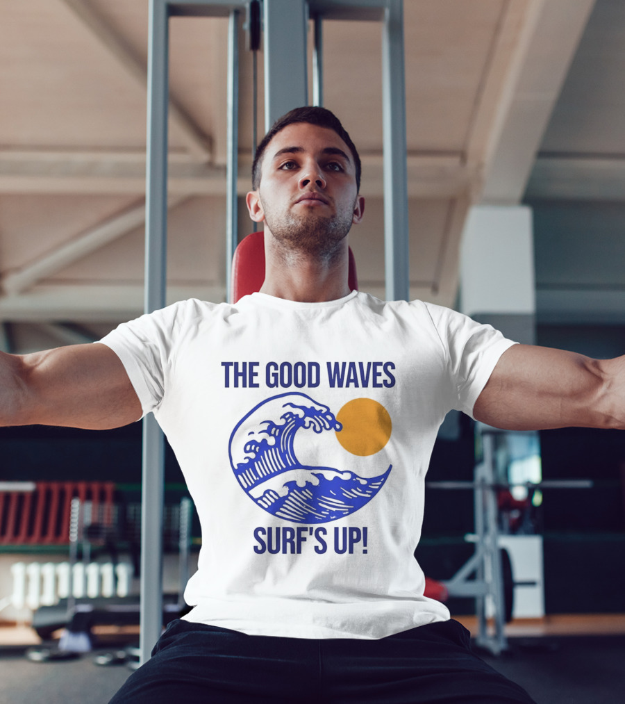 The Good Waves Surf's Up Sun And Wave T-Shirt