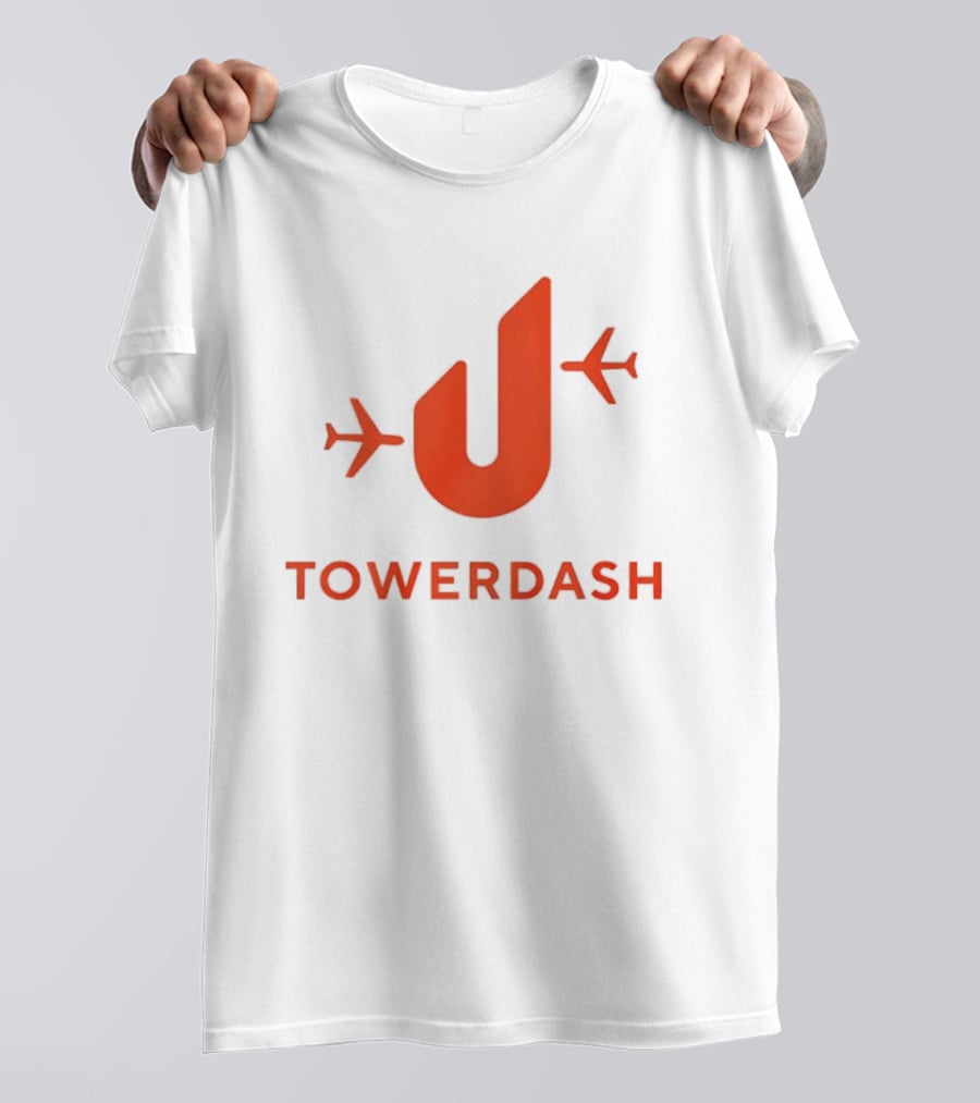 TOWER DASH Airplanes Iconic Red U Shape T-Shirt