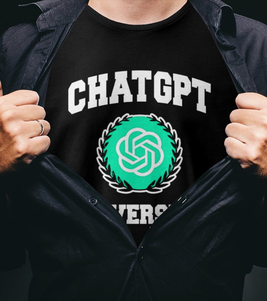 Chat GPT University Crest T-Shirt