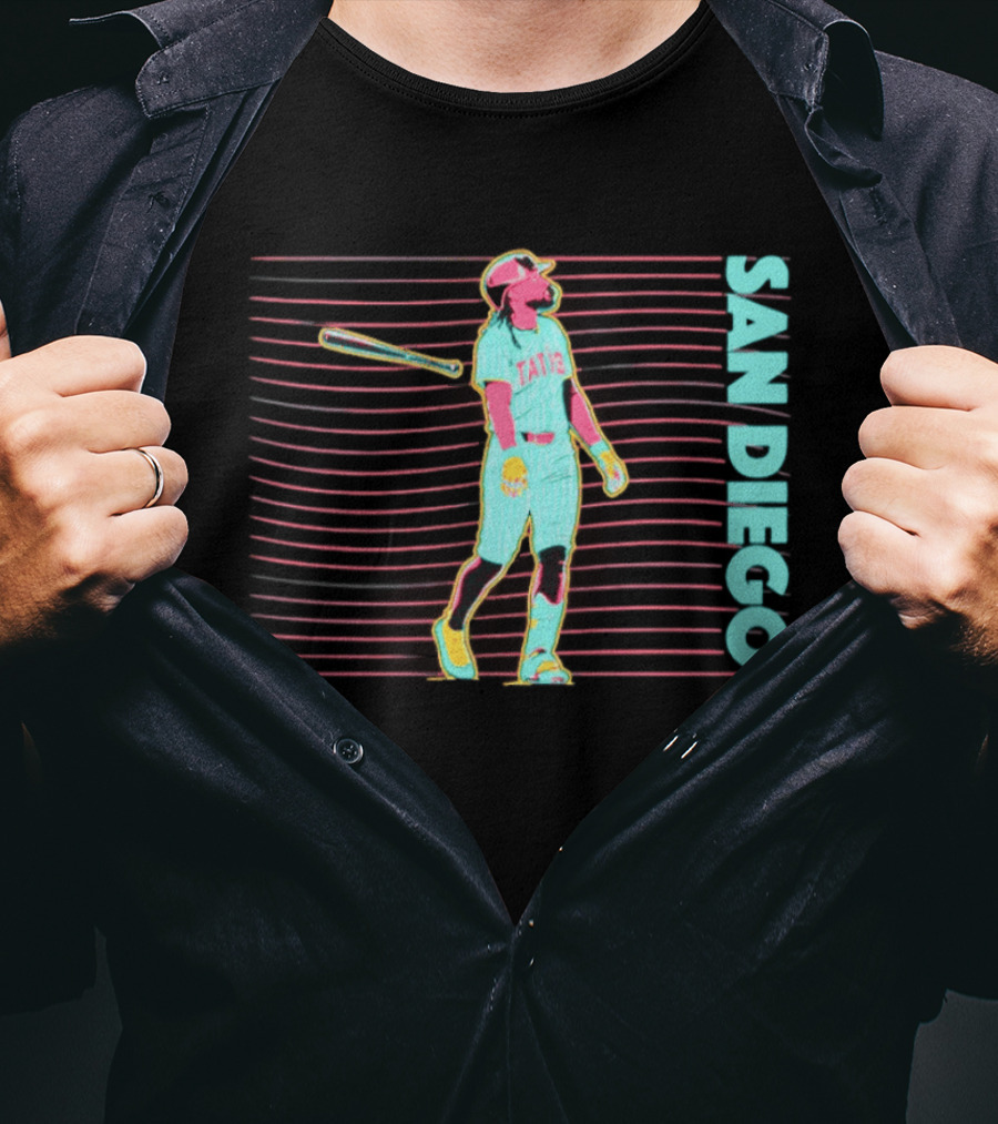 Fernando Tatis Jr San Diego Padres Neon Nights Baseball T-Shirt