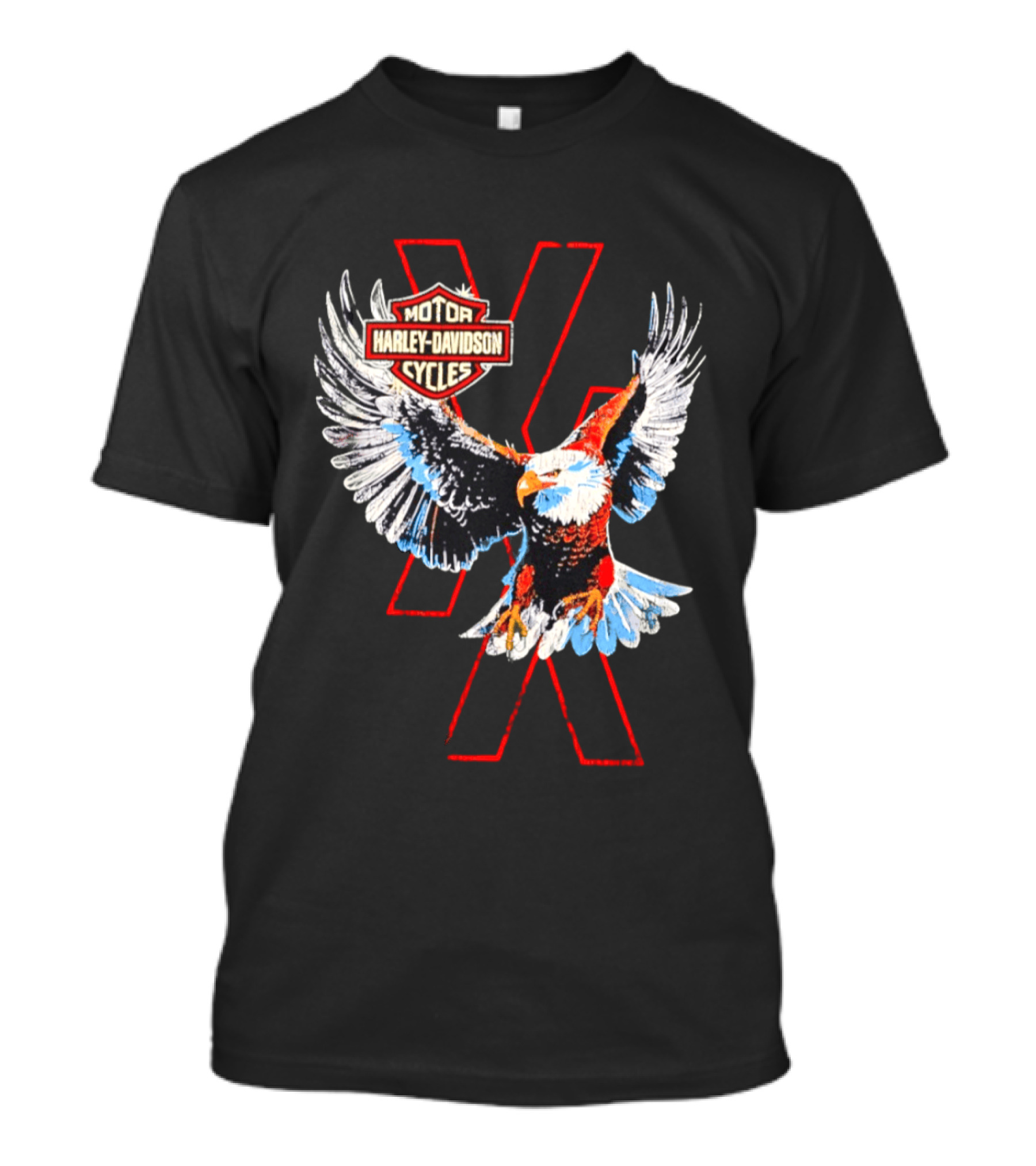 Machine Gun Kelly Harley Davidson X MGK Lost Americana Flying Eagle Cycles T-Shirt