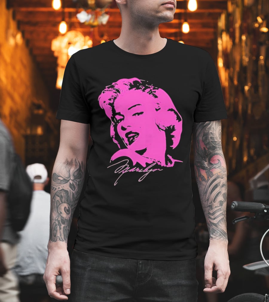 Marilyn Monroe Pink Pop T-Shirt