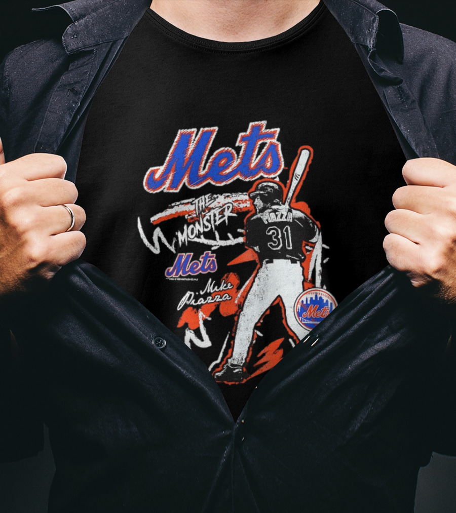 Mets Mike Piazza The Monster New York Mets 31 T-Shirt