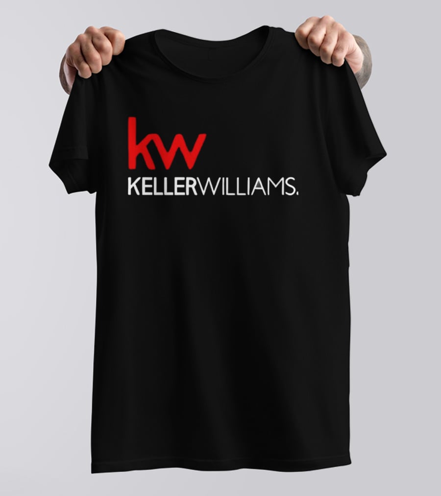 Keller Williams KW Full Mixed Red And White Vertical T-Shirt
