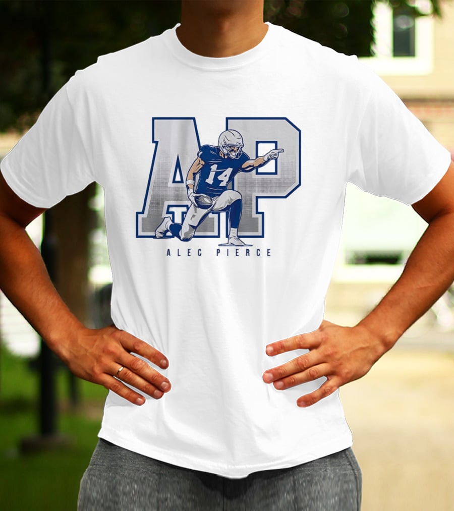 Alec Pierce 14 Index Finger AP Indianapolis Colts Football T-Shirt