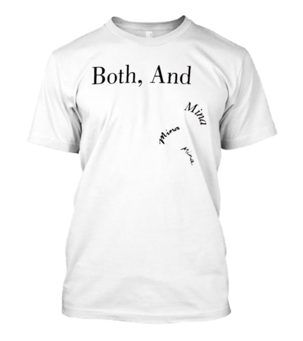 Both And Mina Curved T-Shirt