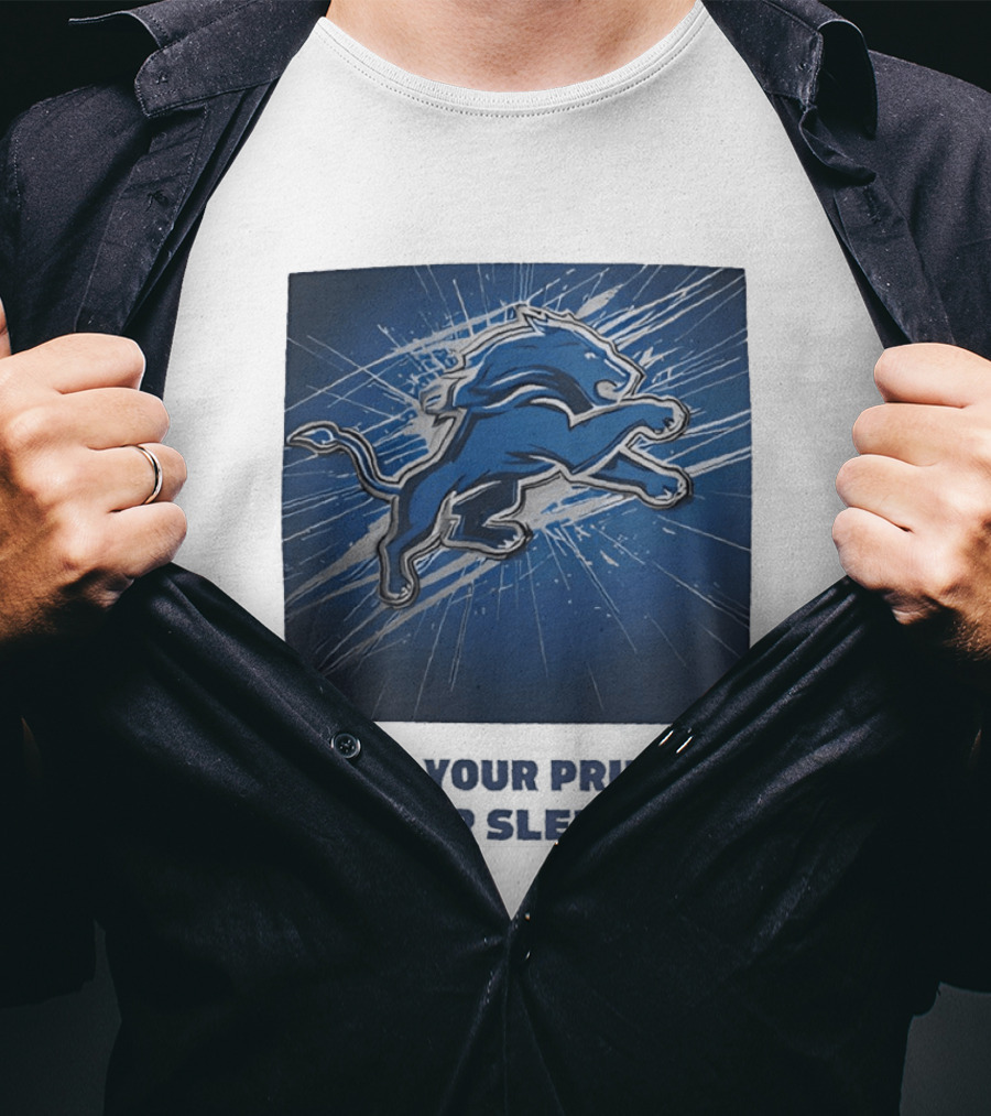 Detroit Lions Wear Your Pride On Your Sleeves T-Shirt