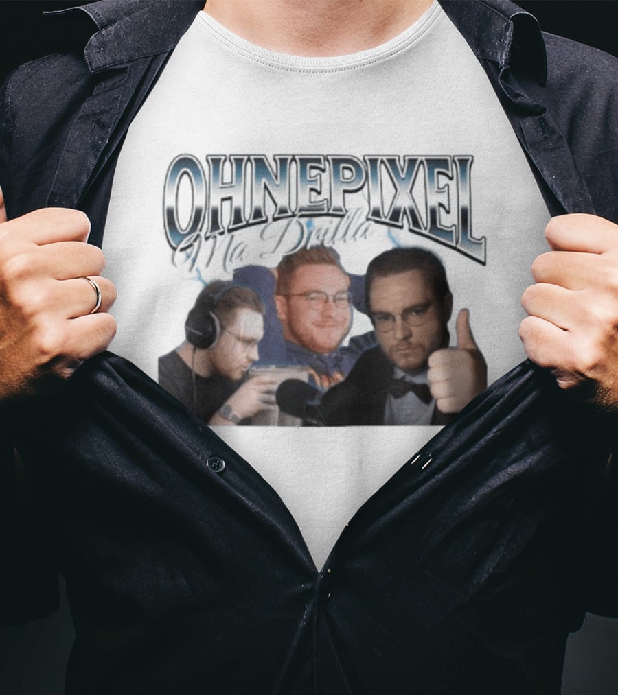OHNEPIXEL Ma Drilla Thumbs Up Gaming Podcast Vibes T-Shirt