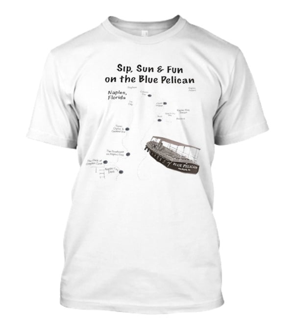 Sip Sun And Fun On The Blue Pelican Tropical Getaway Adventure T-Shirt