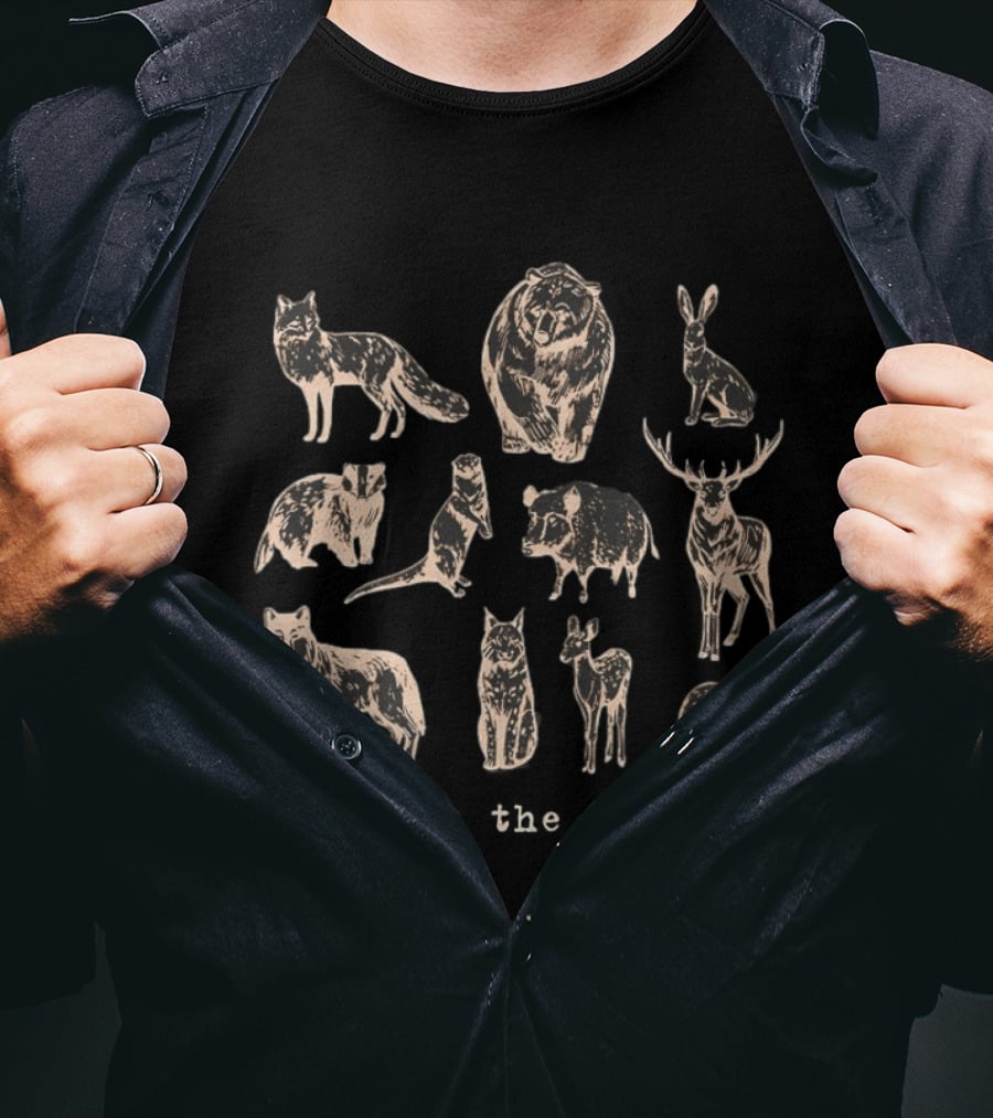 Respect The Locals Wildlife Animals T-Shirt