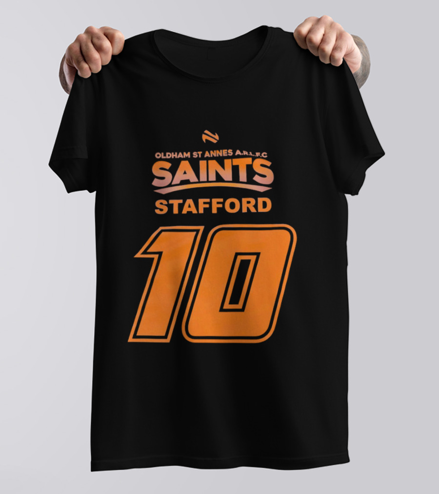 Oldham St Annes ARLFC Saints Stafford Number 10 T-Shirt