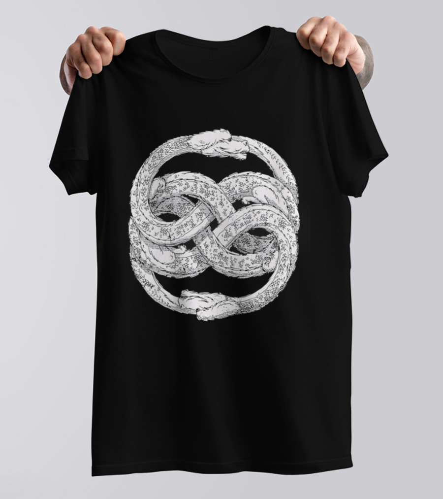 Ouroboros Dragon Infinity Symbol Mythical Creature T-Shirt