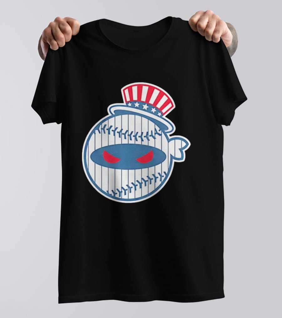 New York Yankees Pitching Ninja Baseball T-Shirt