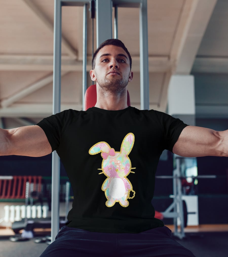 Palm Beach Pastel Preppy Bunny Easter Aesthetic T-Shirt