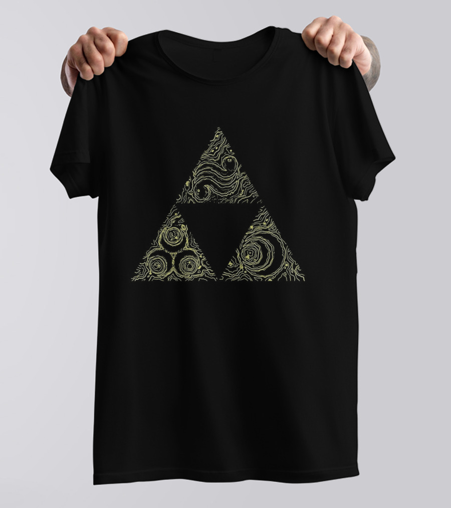 Triangle Symbol Cosmic Swirls Edition T-Shirt