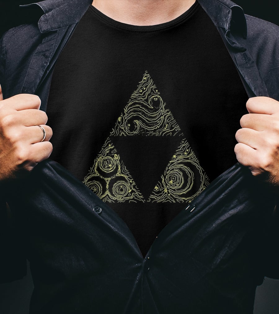 Triangle Symbol Cosmic Swirls Edition T-Shirt