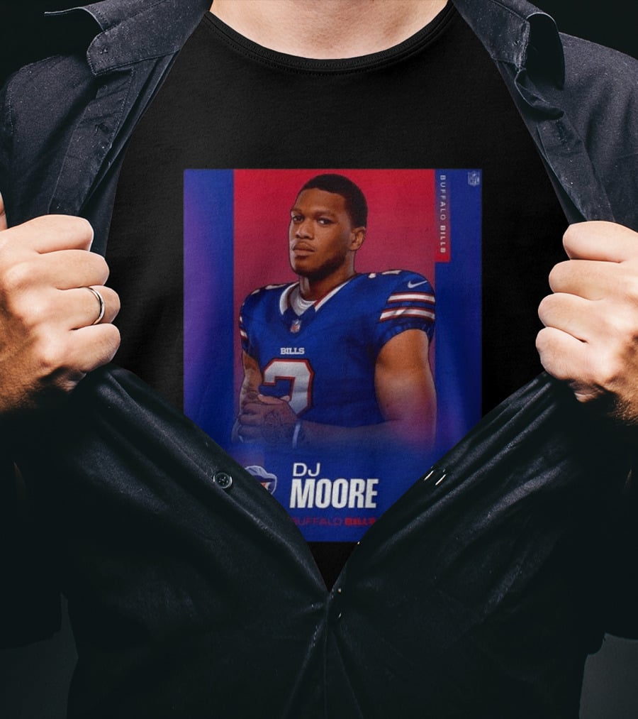 DJ Moore Buffalo Bills 2026 NFL Team Edition T-Shirt
