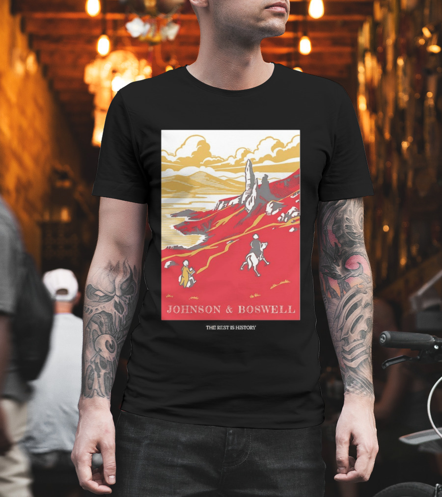 Johnson And Boswell Journey Through Red Landscape And History T-Shirt