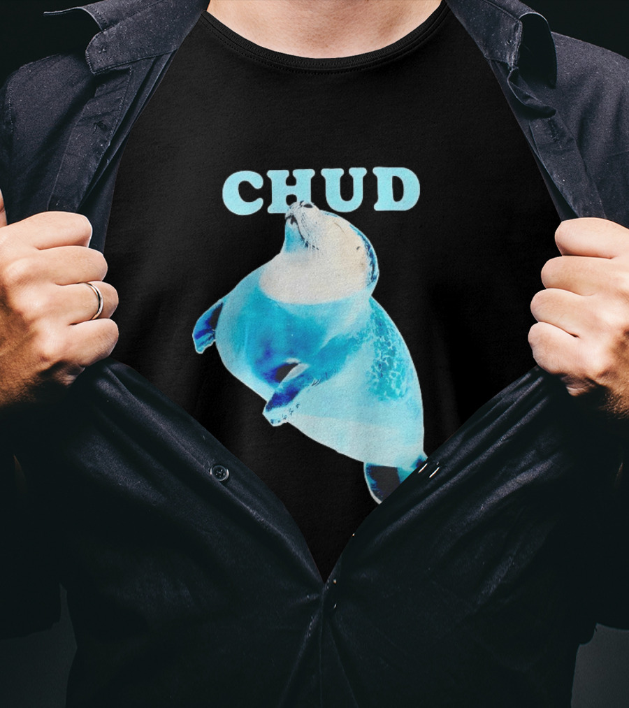 CHUD Seal Floating In Blue Water T-Shirt