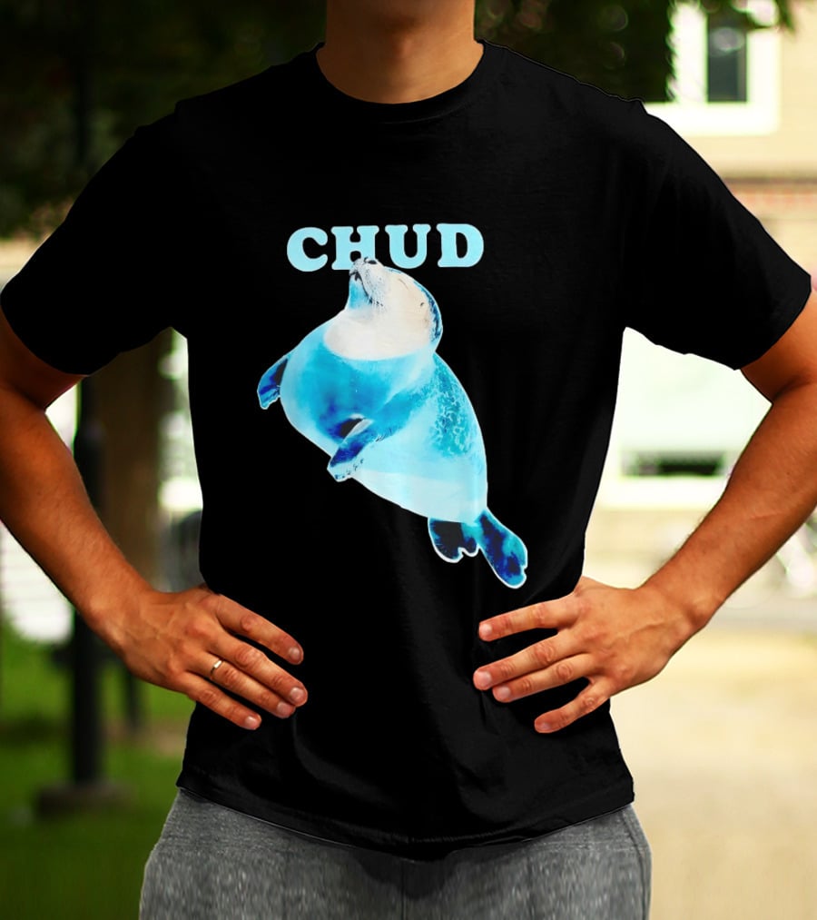 CHUD Seal Floating In Blue Water T-Shirt