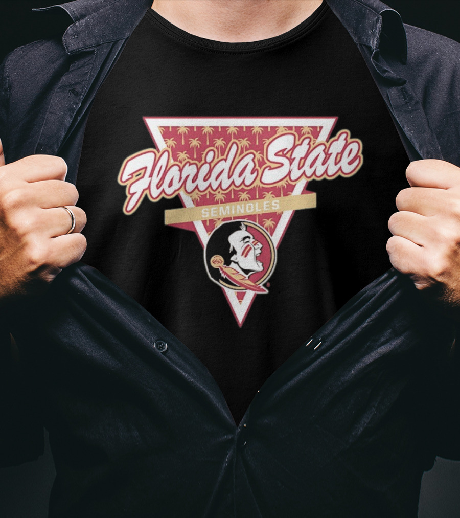 Florida State Seminoles Palm Tree Triangle T-Shirt