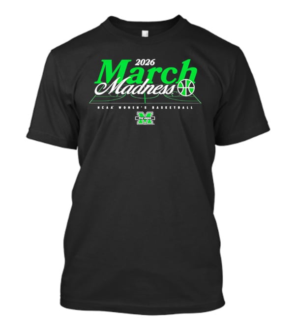 2026 March Madness NCAA Women's Basketball Marshall T-Shirt