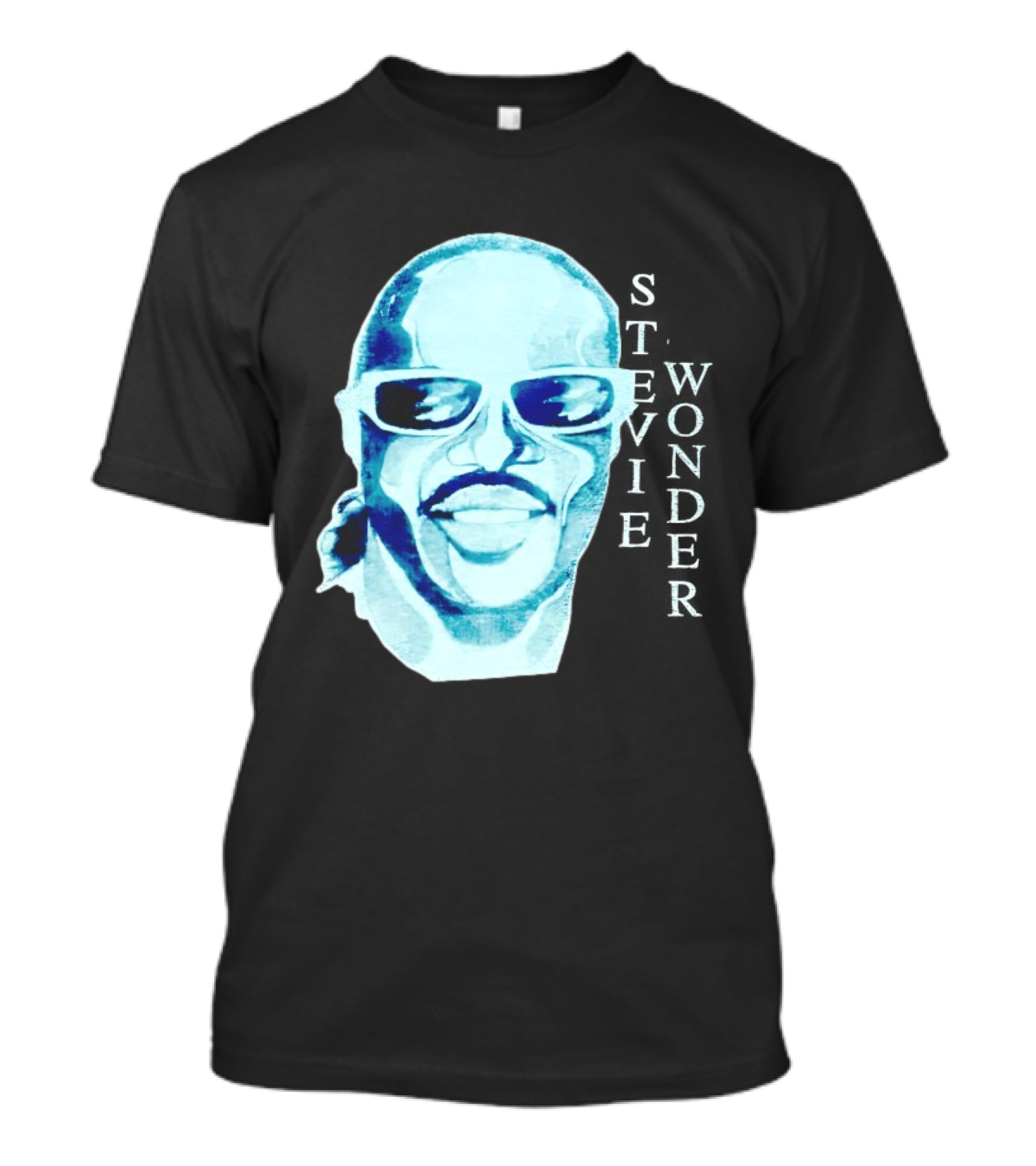 Stevie Wonder Signed Sealed Delivered Blue T-Shirt