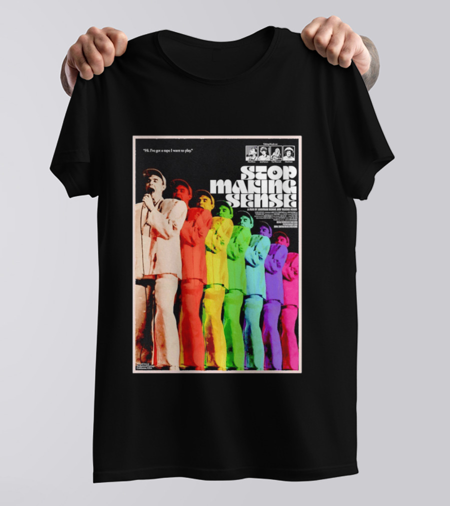 Stop Making Sense Rainbow Concert Film T-Shirt