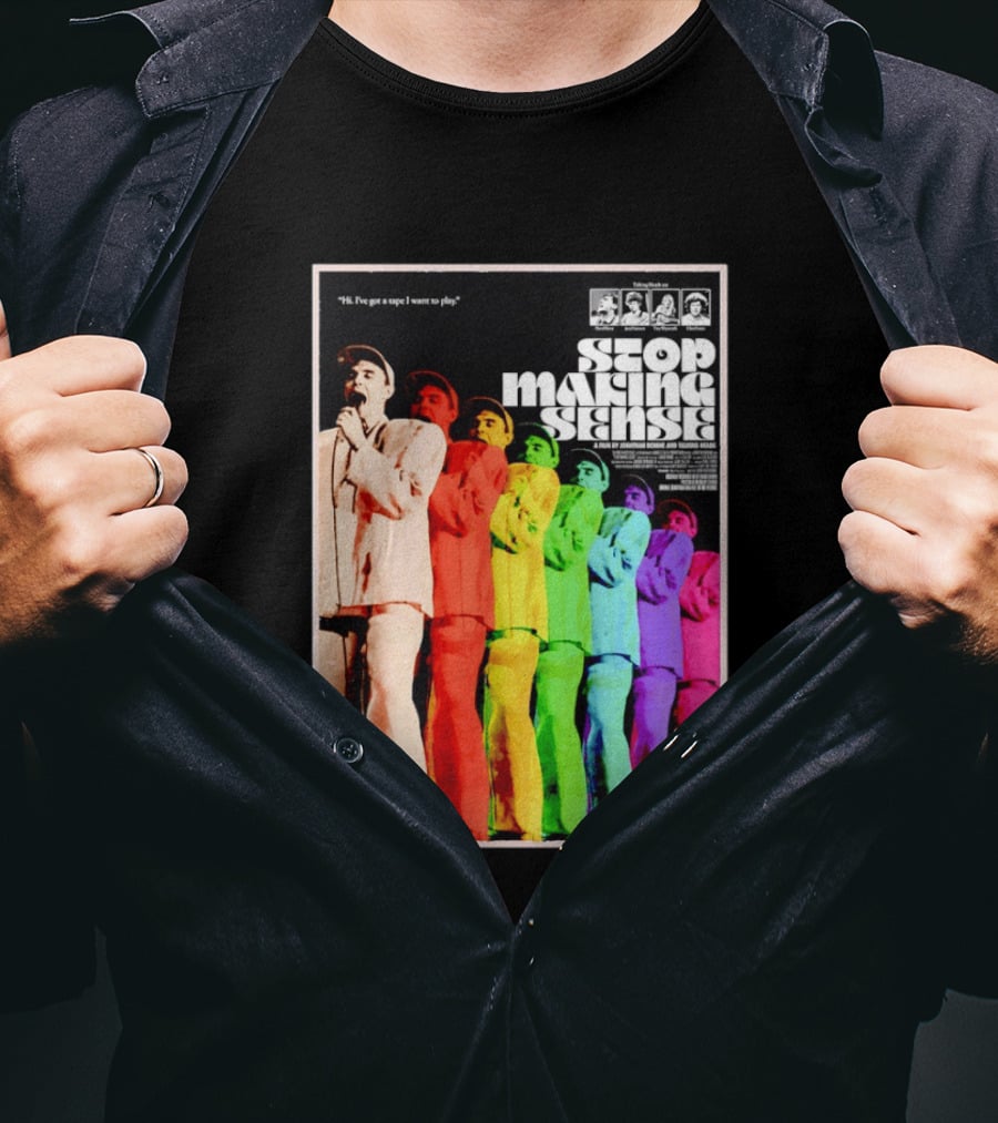 Stop Making Sense Rainbow Concert Film T-Shirt