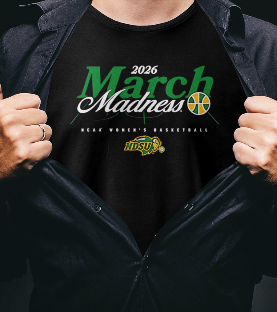 2026 March Madness NCAA Women's Basketball NDSU T-Shirt