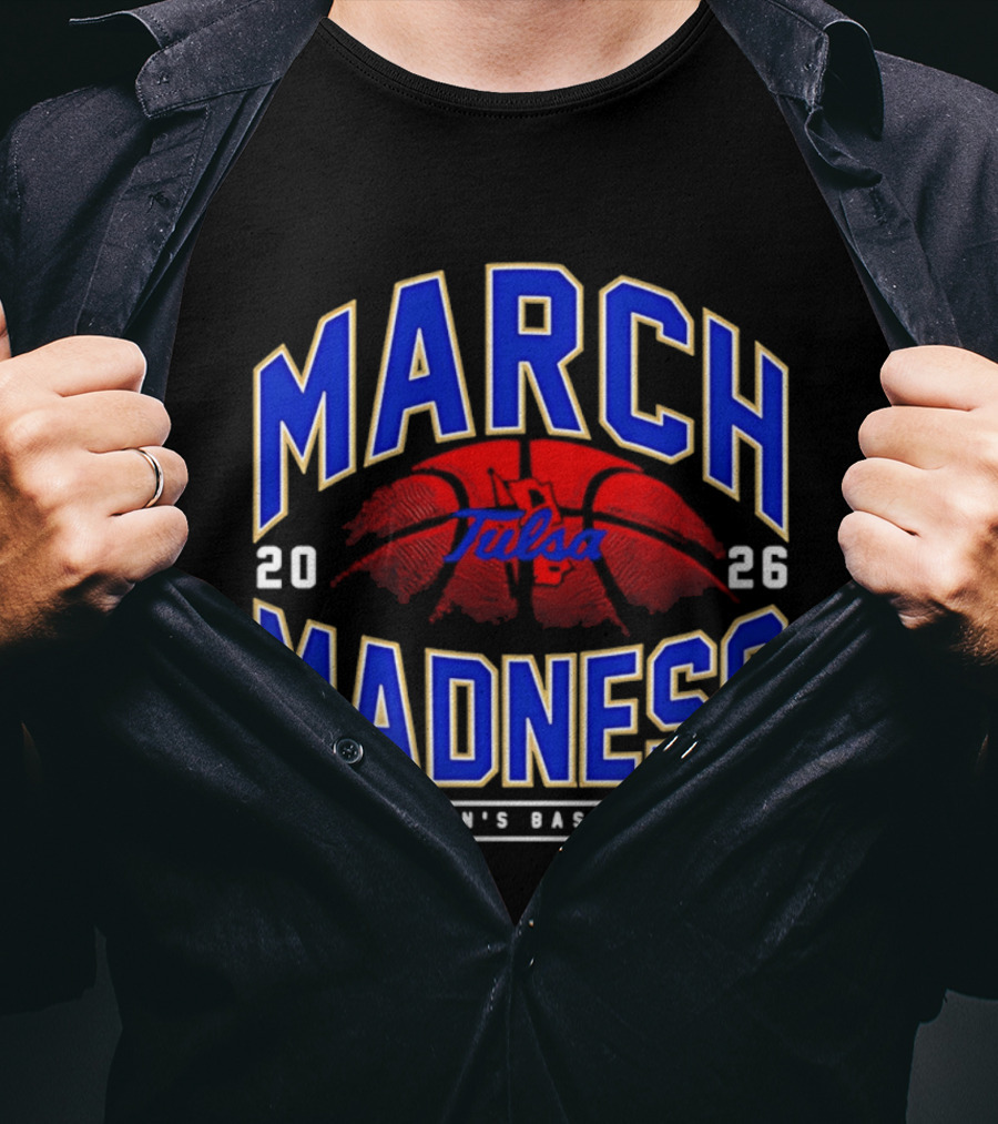 Tulsa March Madness 2026 NCAA Men's Basketball T-Shirt
