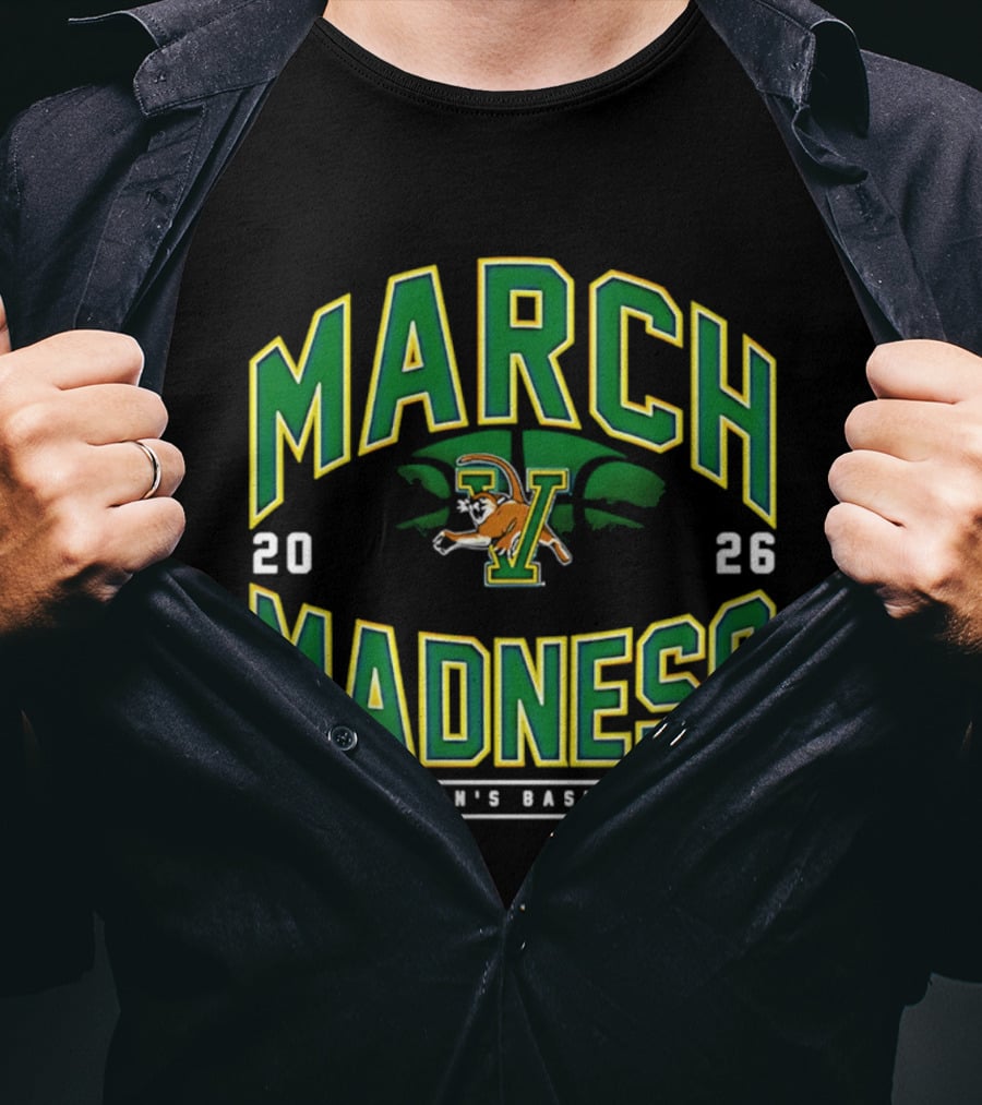 UVM NCAA March Madness 2026 Men's Basketball T-Shirt