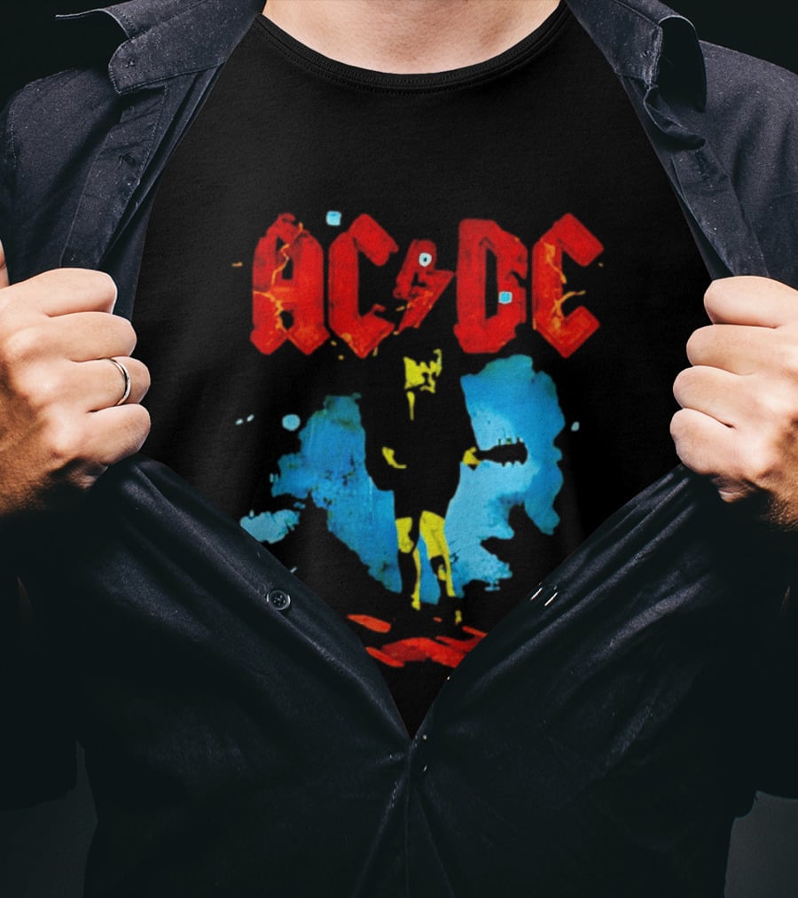ACDC Angus Young On Stage Rock Legend T-Shirt