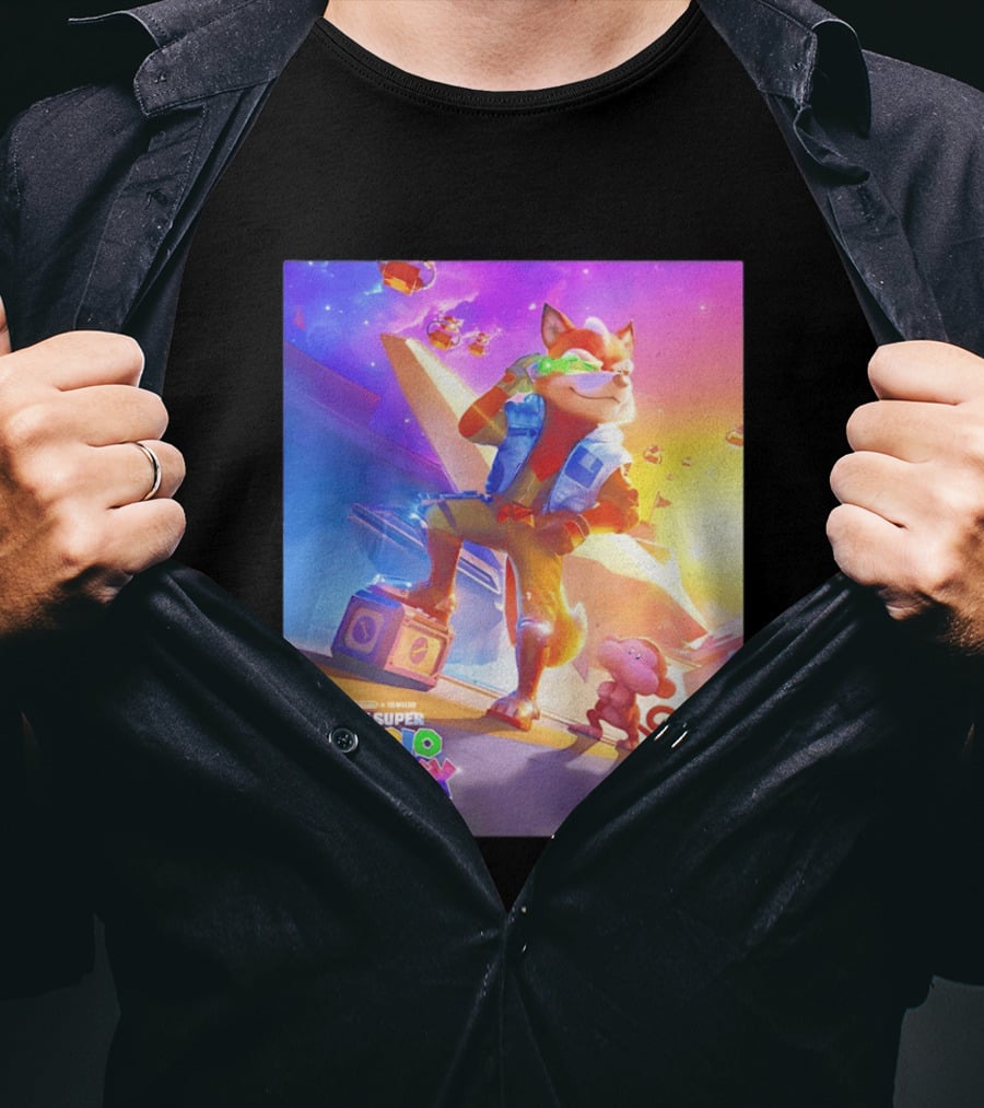 The Super Mario Galaxy Movie Featuring Fox McCloud Teaser T-Shirt